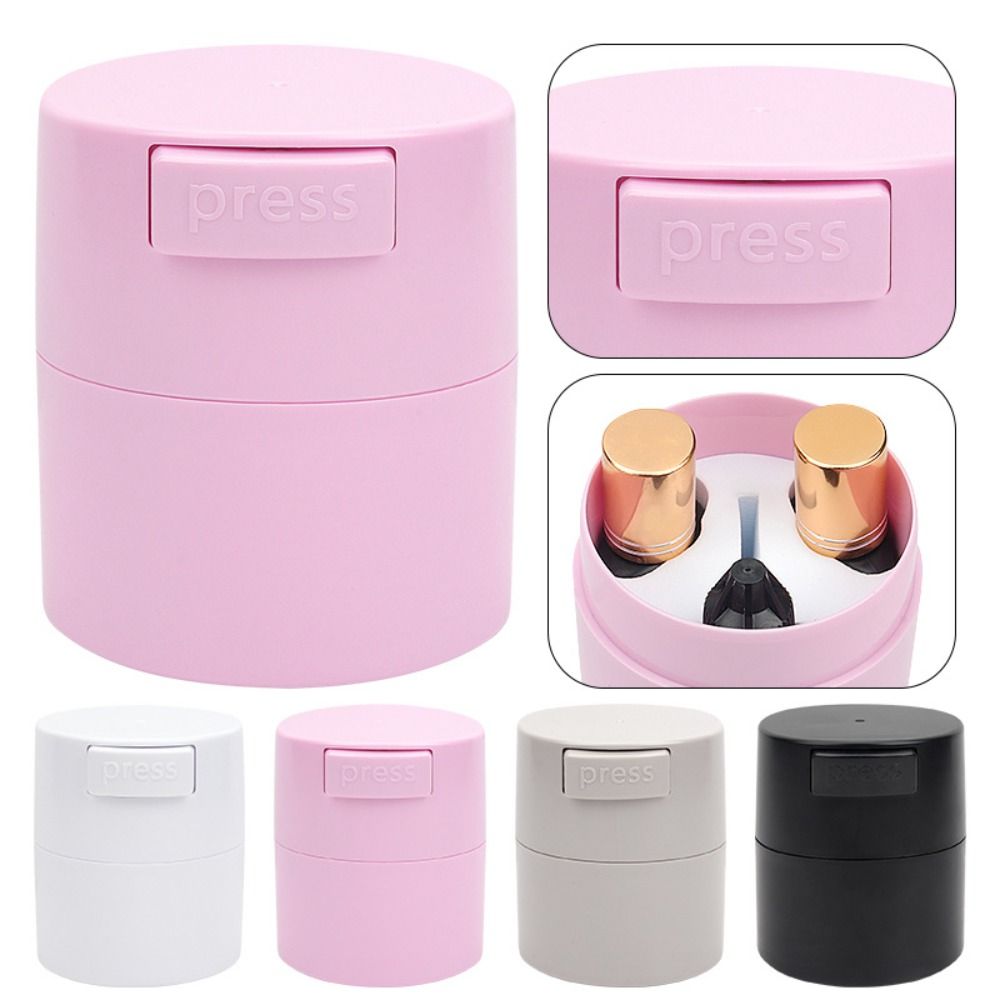 Food Storage Tank - กล่องเก็บกาวติดขนตาพลาสติก กล่องโชว์อุปกรณ์ต่อขนตา กระปุกเก็บขนตาแบบปิดผนึก ความจุสูงสำหรับขนตาแบบแยกชิ้น