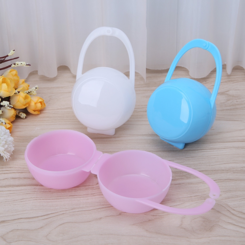 Food Storage Safe - กล่องเก็บจุกนมหลอกสำหรับเด็กทารกสีทึบ A2UB ที่คลุมพกพาได้กันฝุ่นสำหรับเดินทาง