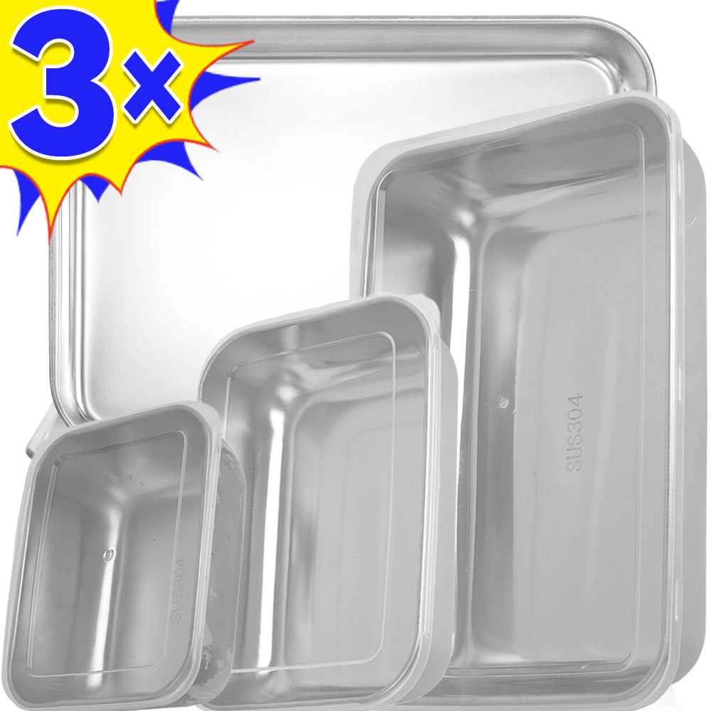 Food Storage Boxes With Lids - กล่องเก็บอาหารสแตนเลสกล่องเก็บความสดฝาปิดสี่เหลี่ยมผืนผ้าไส้กรอกก๋วยเตี๋ยวจานผลไม้พร้อมฝาปิดภาชนะเก็บอาหาร