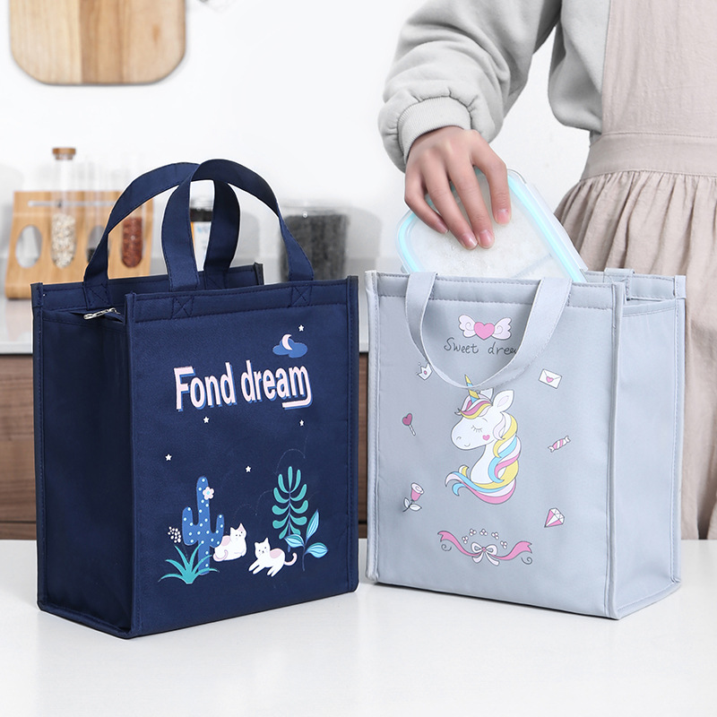 Food Storage To Keep Warm - กระเป๋าเก็บอาหารกลางวันรุ่นใหม่ สำหรับพกพาและเก็บอาหารให้อุ่น - กระเป๋าใส่หม้อหุงข้าวไฟฟ้า - กระเป๋าใส่กล่องข้าว