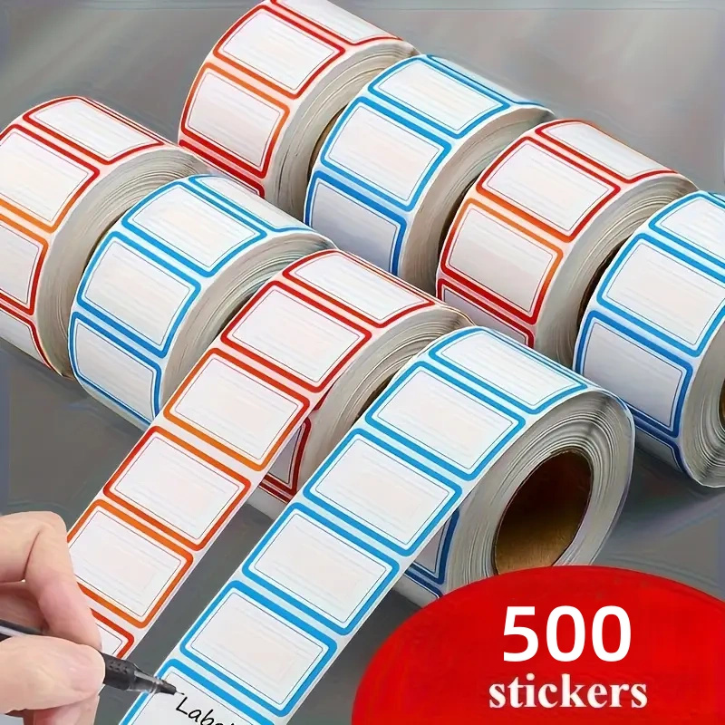 Food Storage Tank - สติกเกอร์ติดตู้แช่แข็ง 500 ชิ้น ไม่มีคราบกาวหล่น กันน้ำและกันน้ำมัน ใช้ได้กับตู้แช่แข็ง
