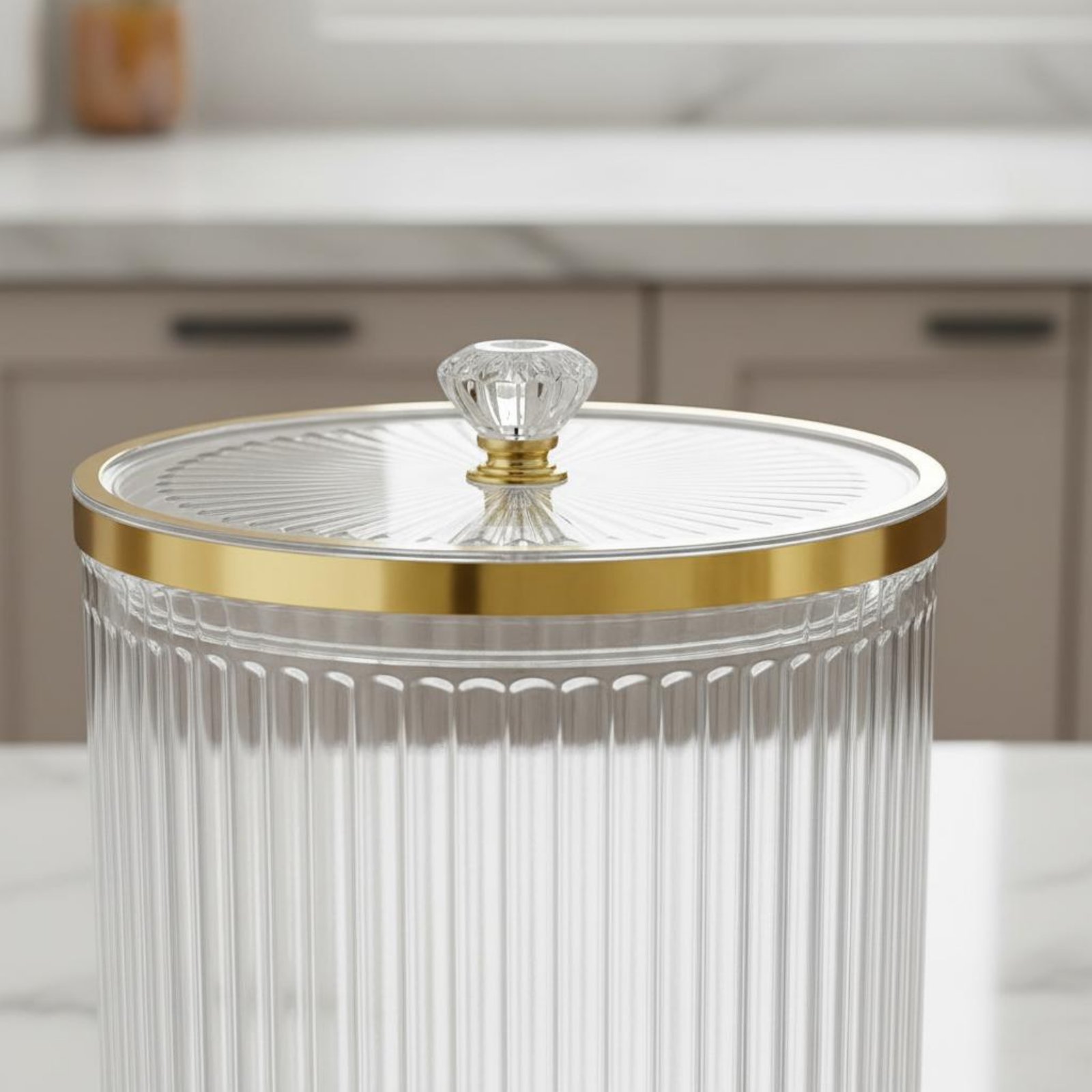 Food Storage Jars Airtight - ภาชนะเก็บอาหารแห้ง ดีไซน์ปากกว้าง ภาชนะเก็บอาหารแห้งแบบสุญญากาศ โถเก็บอาหารแบบใส ทนทานต่อการแตกหักสำหรับวางบนเคาน์เตอร์