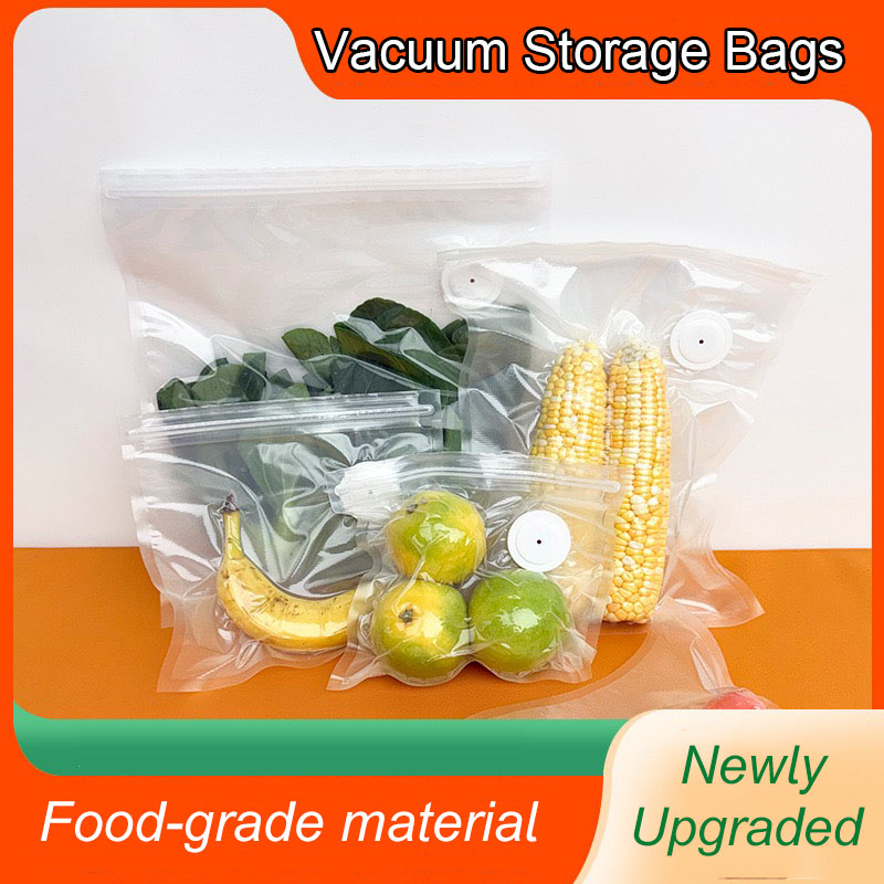 Food Storage No Plastic - ถุงสูญญากาศแบบใช้ซ้ำได้สำหรับเก็บผักผลไม้ในครัว ถุงบรรจุภัณฑ์อาหาร ถุงซีลอาหาร ถุงเก็บรักษาความสด