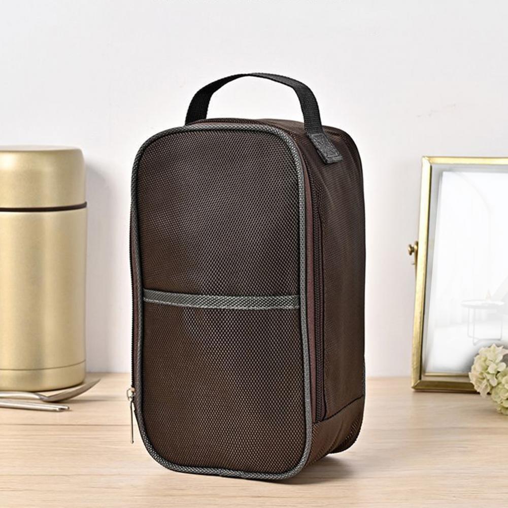 Food Storage To Keep Warm - กระเป๋าใส่อาหารกลางวันแบบพกพาพร้อมกระเป๋าฉนวนกันความร้อนด้านในกันน้ำและกันน้ำมัน ช่วยรักษาความร้อนของอาหาร เหมาะสำหรับพกพาไปทำงาน โรงเรียน หรือแคมป์ปิ้ง