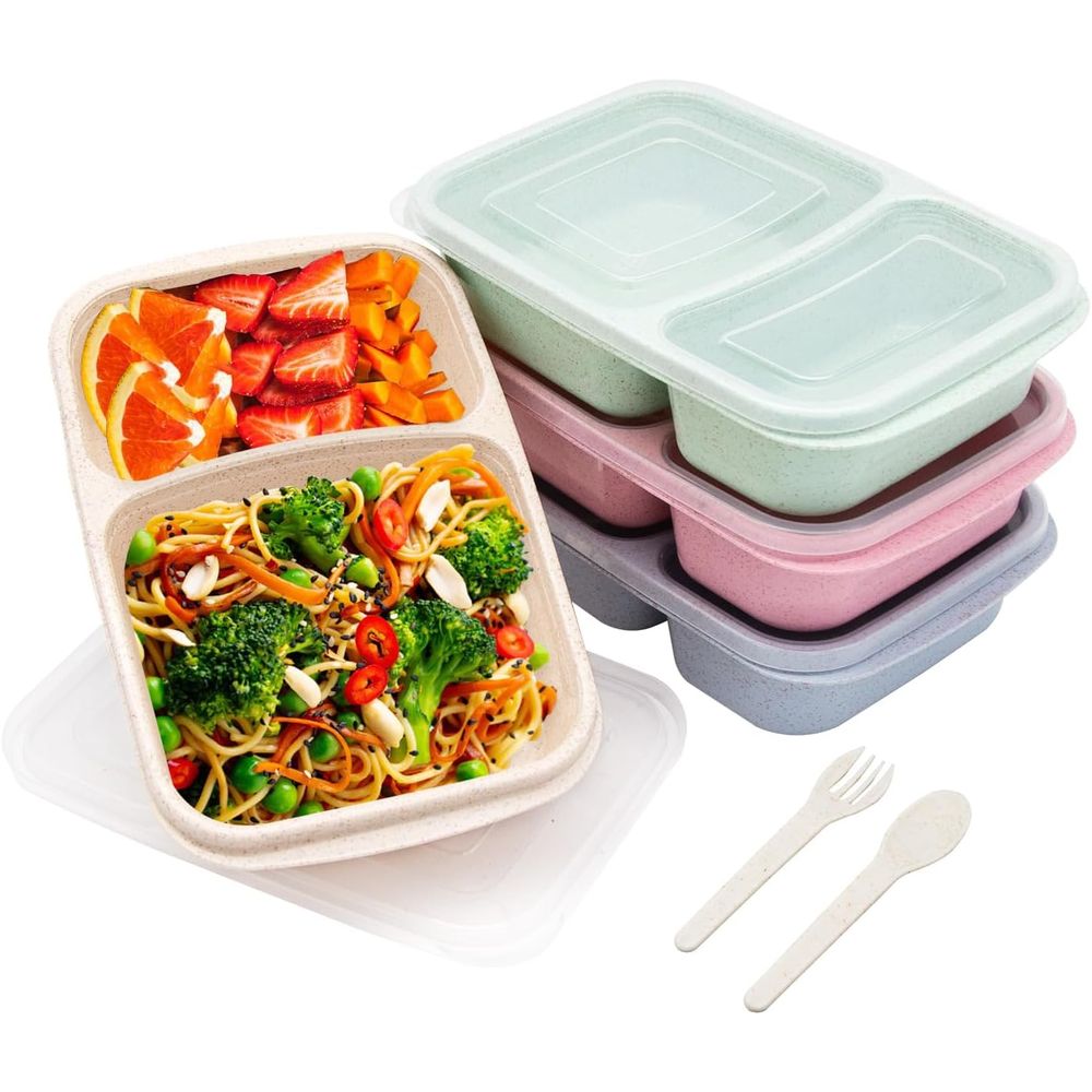 กล่องอาหารกลางวันเบนโต 4 แพ็ค, - Food Storage Safe บทวิจารณ์และราคา
