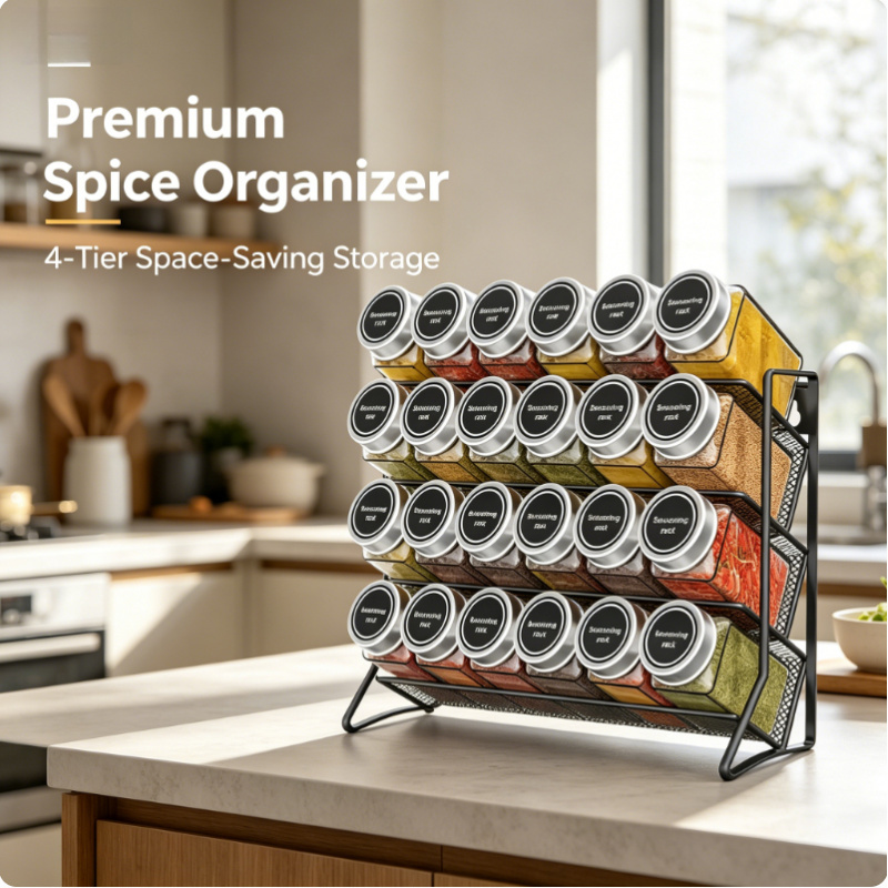 ชั้นวางเครื่องเทศเหล็กคาร์บอน  - Food Storage Shelving บทวิจารณ์และราคา