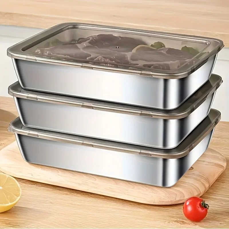 ชุดกล่องเก็บอาหารสแตนเลส 5 ชิ้ - Food Storage Home บทวิจารณ์และราคา