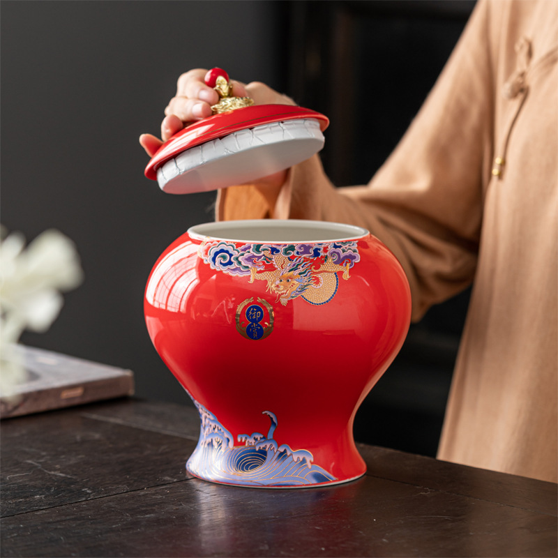 หม้อชาเซรามิคชาแคดดี้ Porcelai - Food Storage Tank บทวิจารณ์และราคา