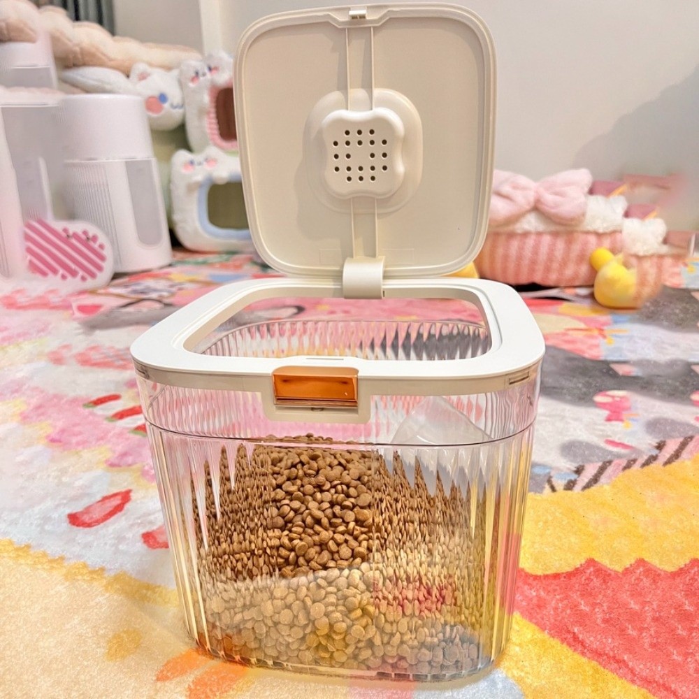 กล่องเก็บอาหารสัตว์เลี้ยงแบบฝา - Food Storage No Plastic บทวิจารณ์และราคา