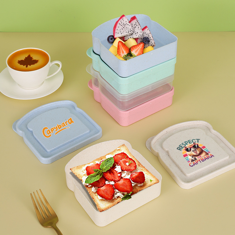 กล่องเก็บอาหารลายคาปิบารา สำหร - Food Storage Boxes With Lids บทวิจารณ์และราคา