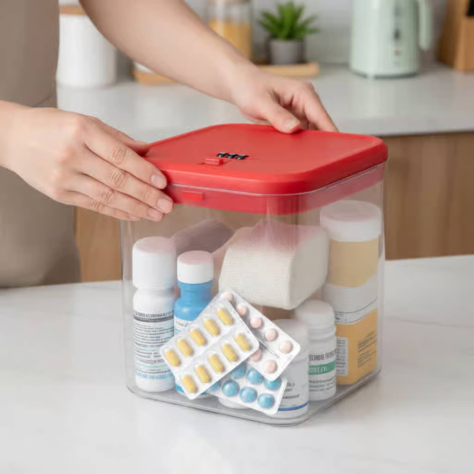 กล่องใส่ของแบบล็อคได้ กล่องเก็ - Food Storage Safe บทวิจารณ์และราคา