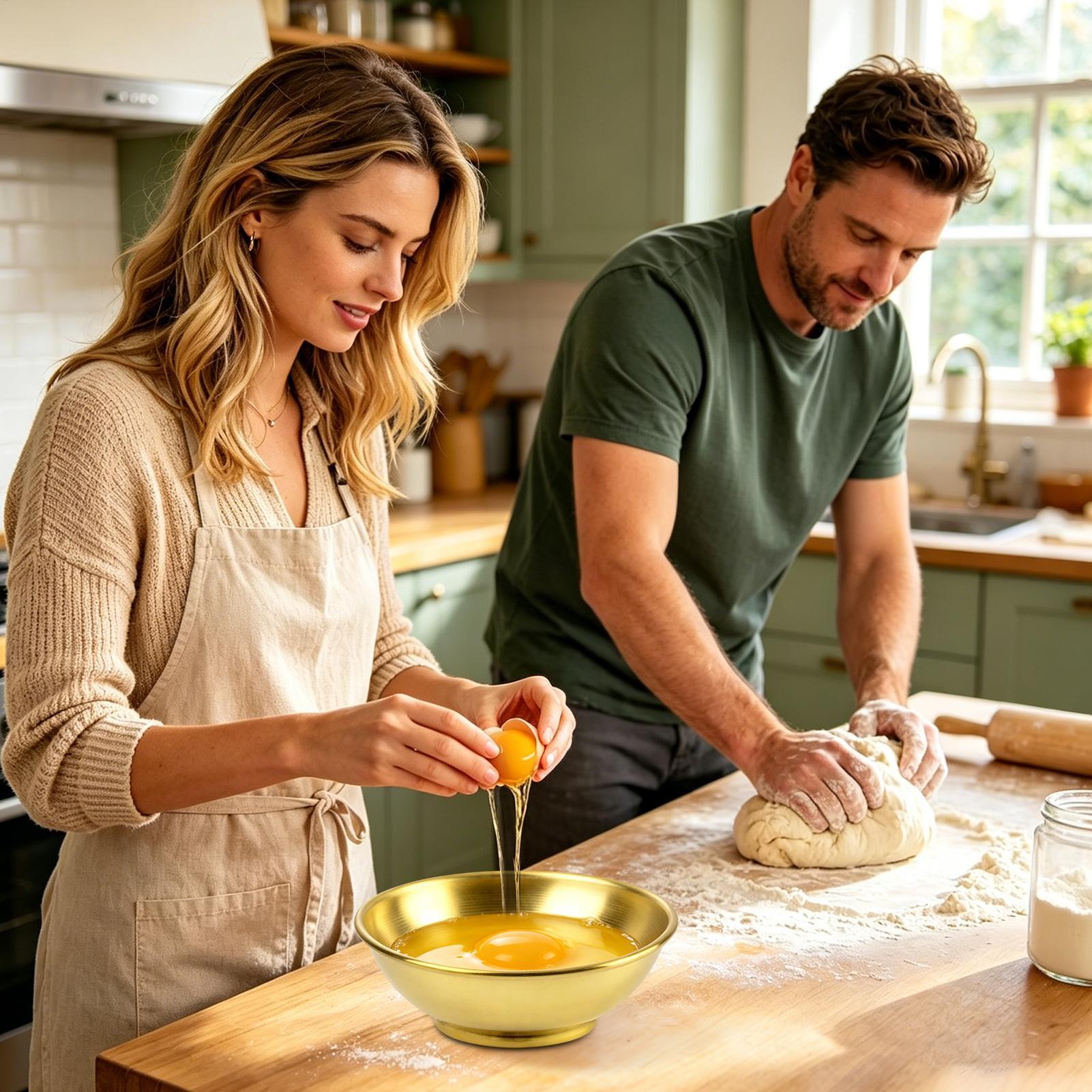 ชามทองแดงขนาดใหญ่สำหรับผสมสลัด - Food Storage Home บทวิจารณ์และราคา