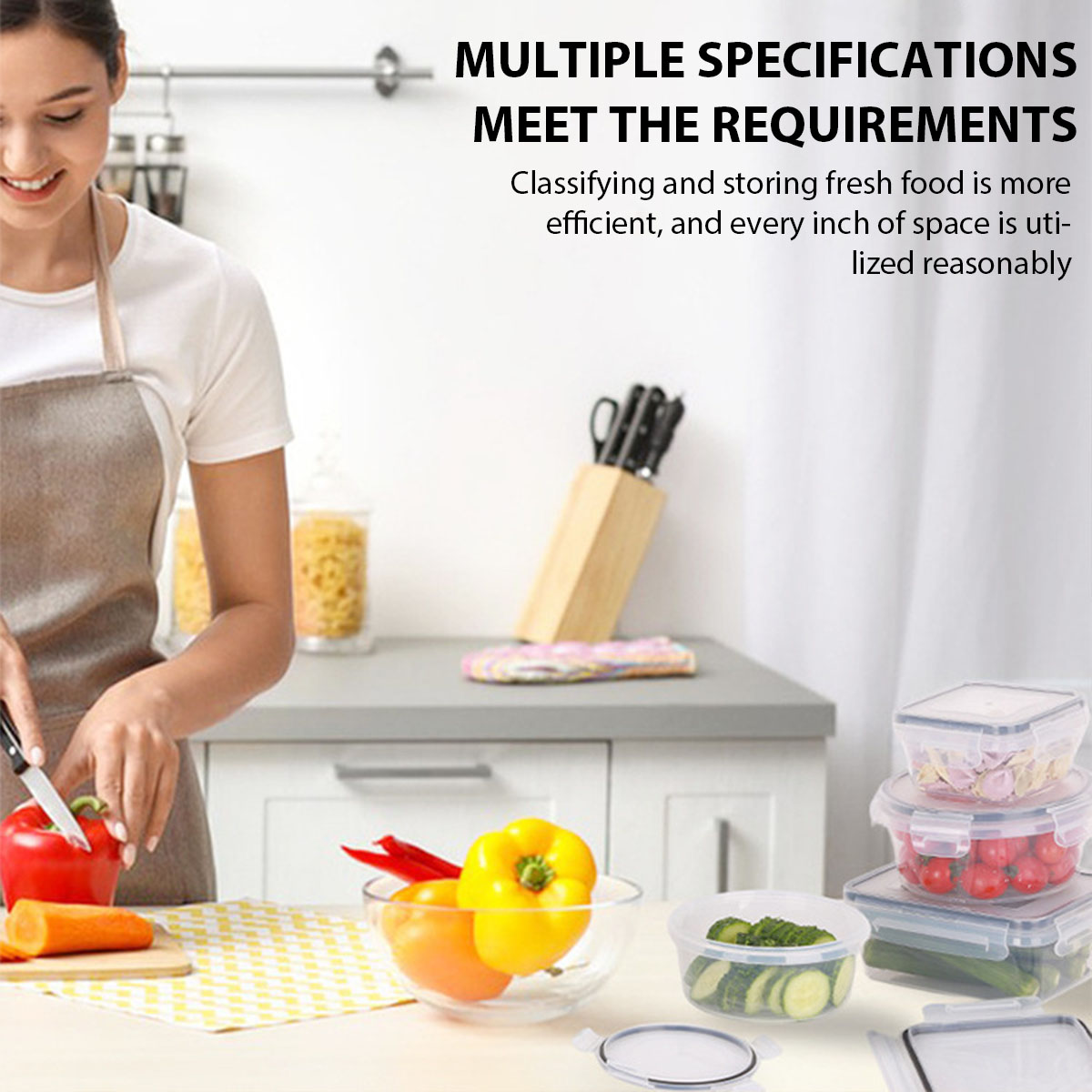 ชุดกล่องเก็บอาหาร 24 ชิ้น/ชุด  - Food Storage Containers Set บทวิจารณ์และราคา
