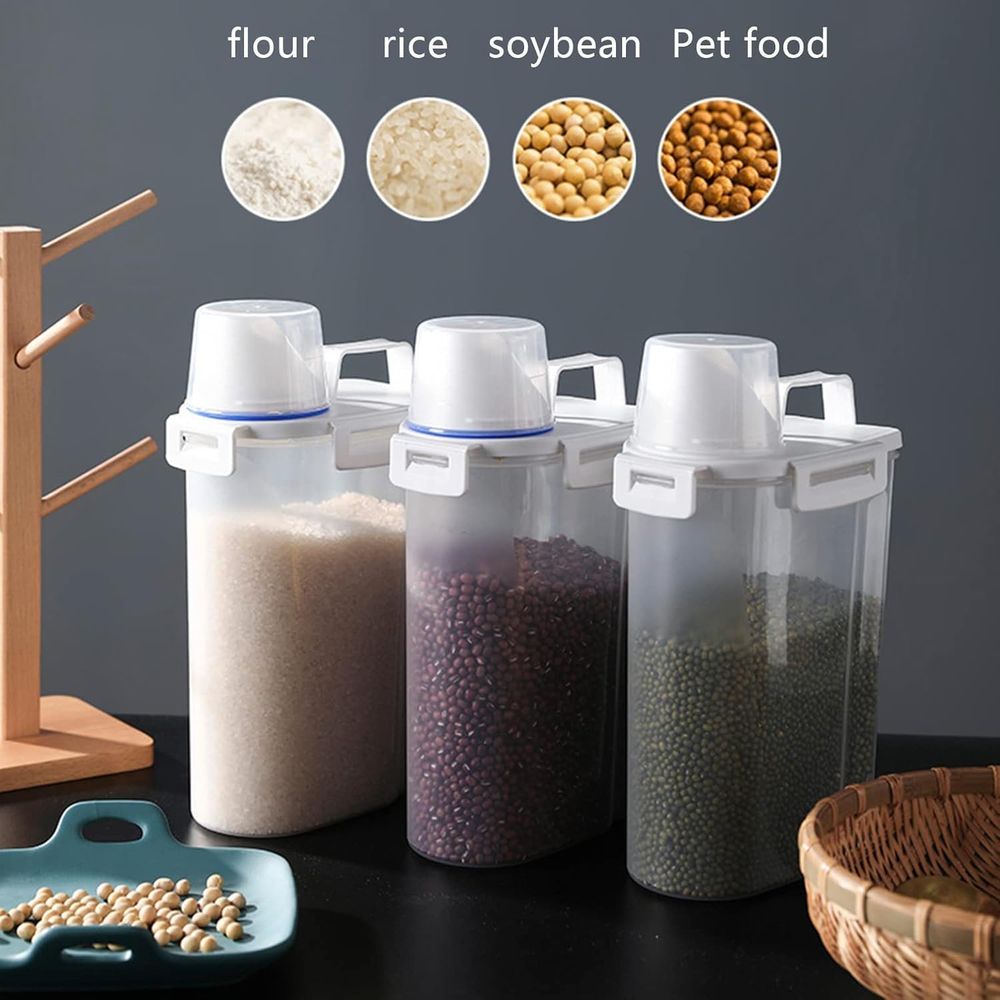 ชุดภาชนะเก็บอาหารแห้งแบบปิดสนิ - Food Storage No Plastic บทวิจารณ์และราคา