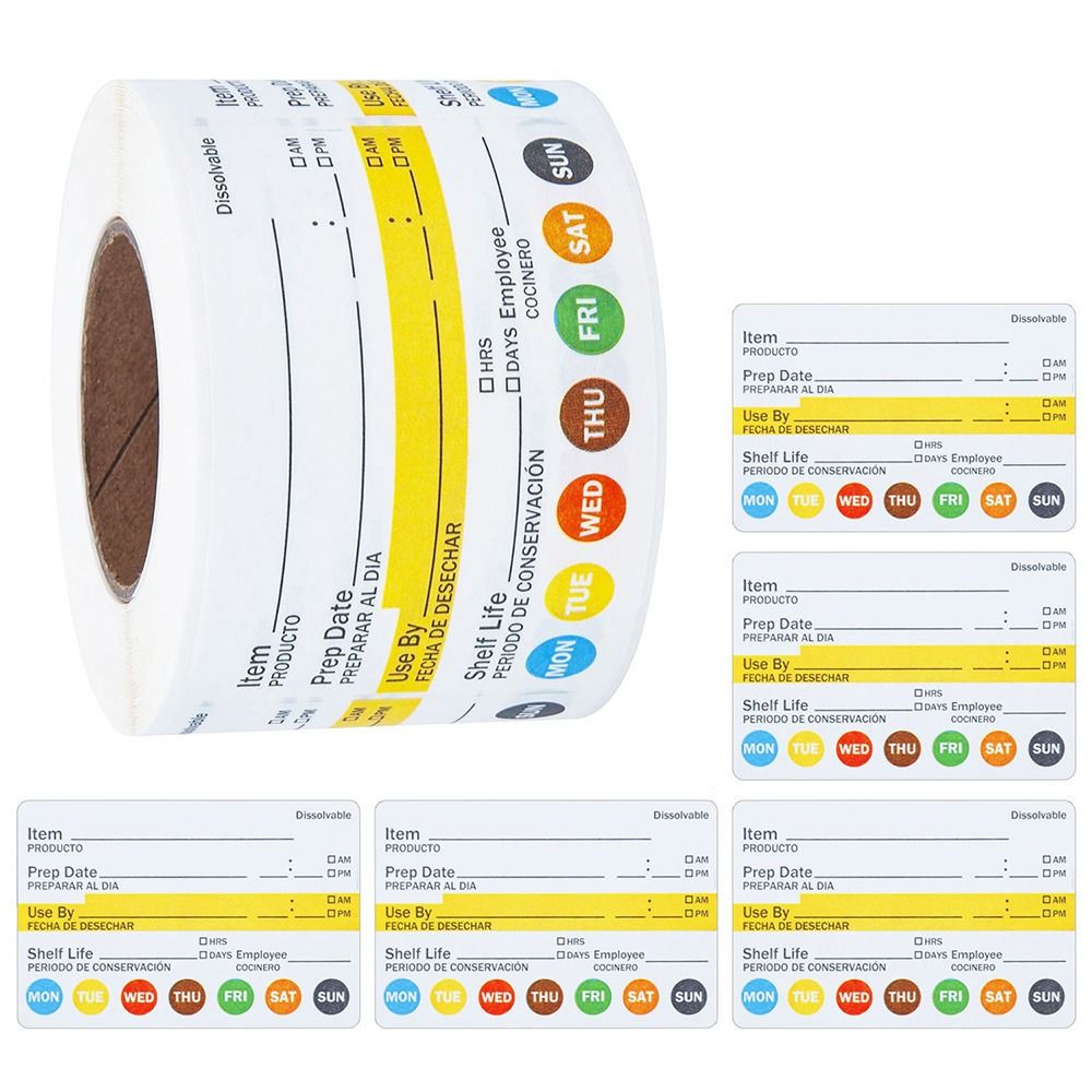 250/300PCS ป้ายอายุการเก็บรักษ - Food Storage Food Safety บทวิจารณ์และราคา