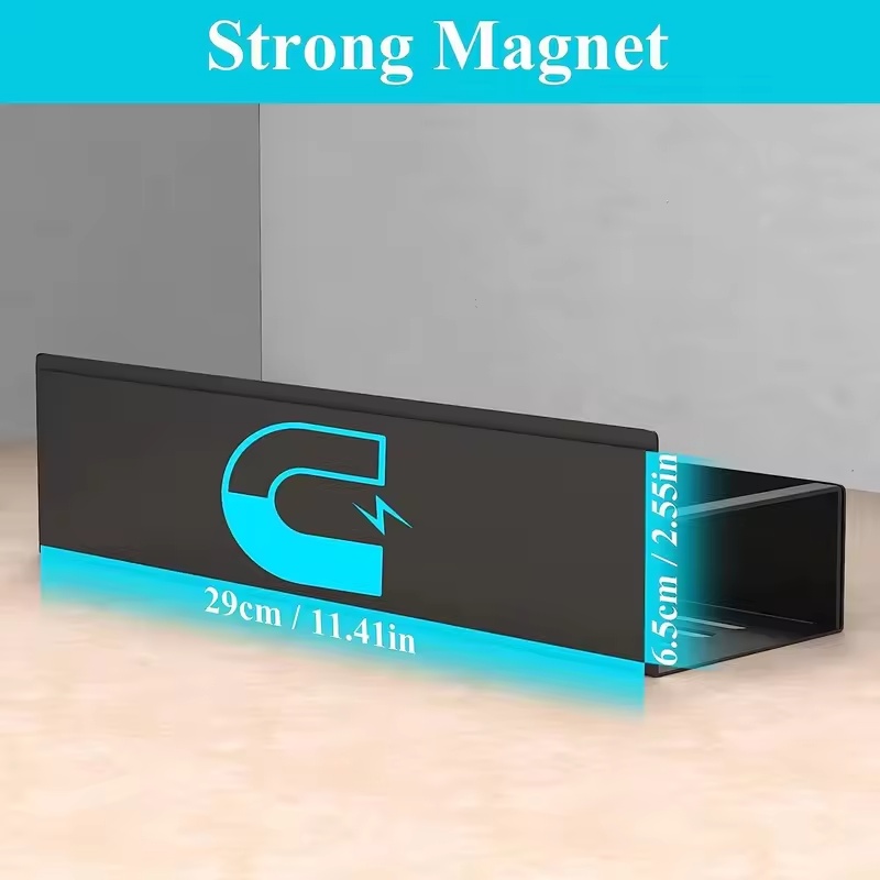 ชั้นวางของแม่เหล็กสีดำสำหรับติ - Food Storage Shelving บทวิจารณ์และราคา