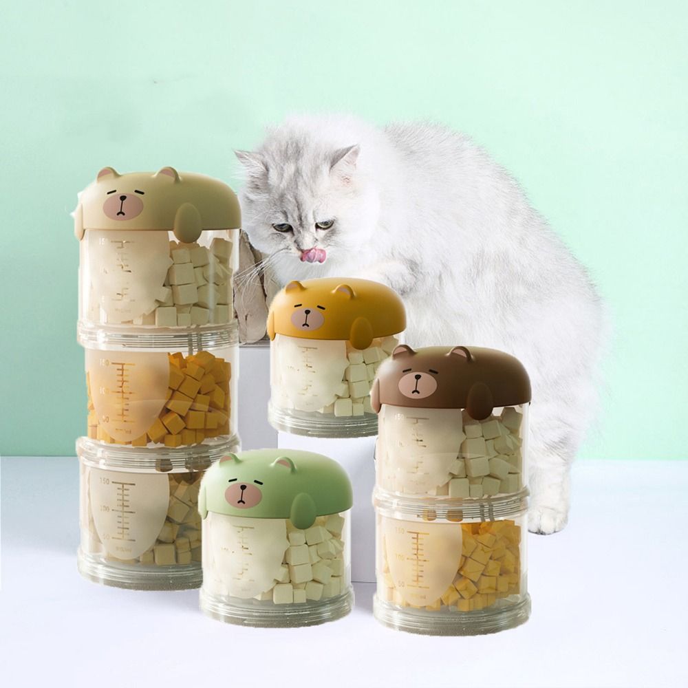 กล่องใส่อาหารแมวพลาสติกหลายชั้ - Food Storage No Plastic บทวิจารณ์และราคา