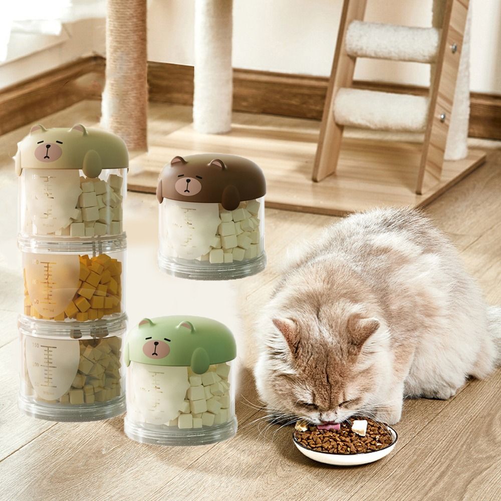 กล่องใส่อาหารแมวพลาสติกหลายชั้ - Food Storage No Plastic บทวิจารณ์และราคา