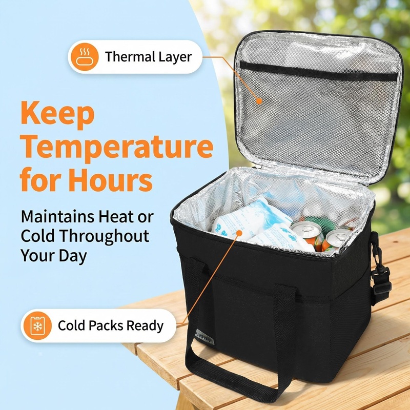 กระเป๋าเก็บความเย็นแบบพกพาสำหร - Food Storage To Keep Warm บทวิจารณ์และราคา