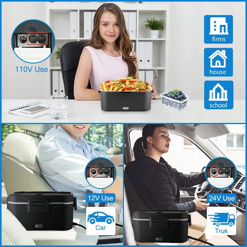 กล่องอาหารอุ่นไฟฟ้า 100W, ความ - Food Storage Bag Organizer บทวิจารณ์และราคา