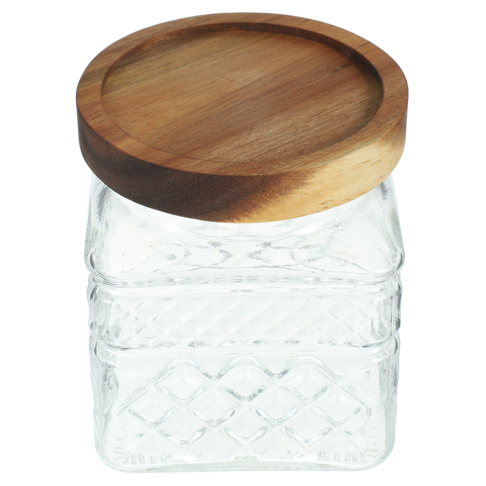 โหลแก้วใสพร้อมฝาไม้ โหลเก็บของ - Food Storage Jars With Wooden Lids บทวิจารณ์และราคา