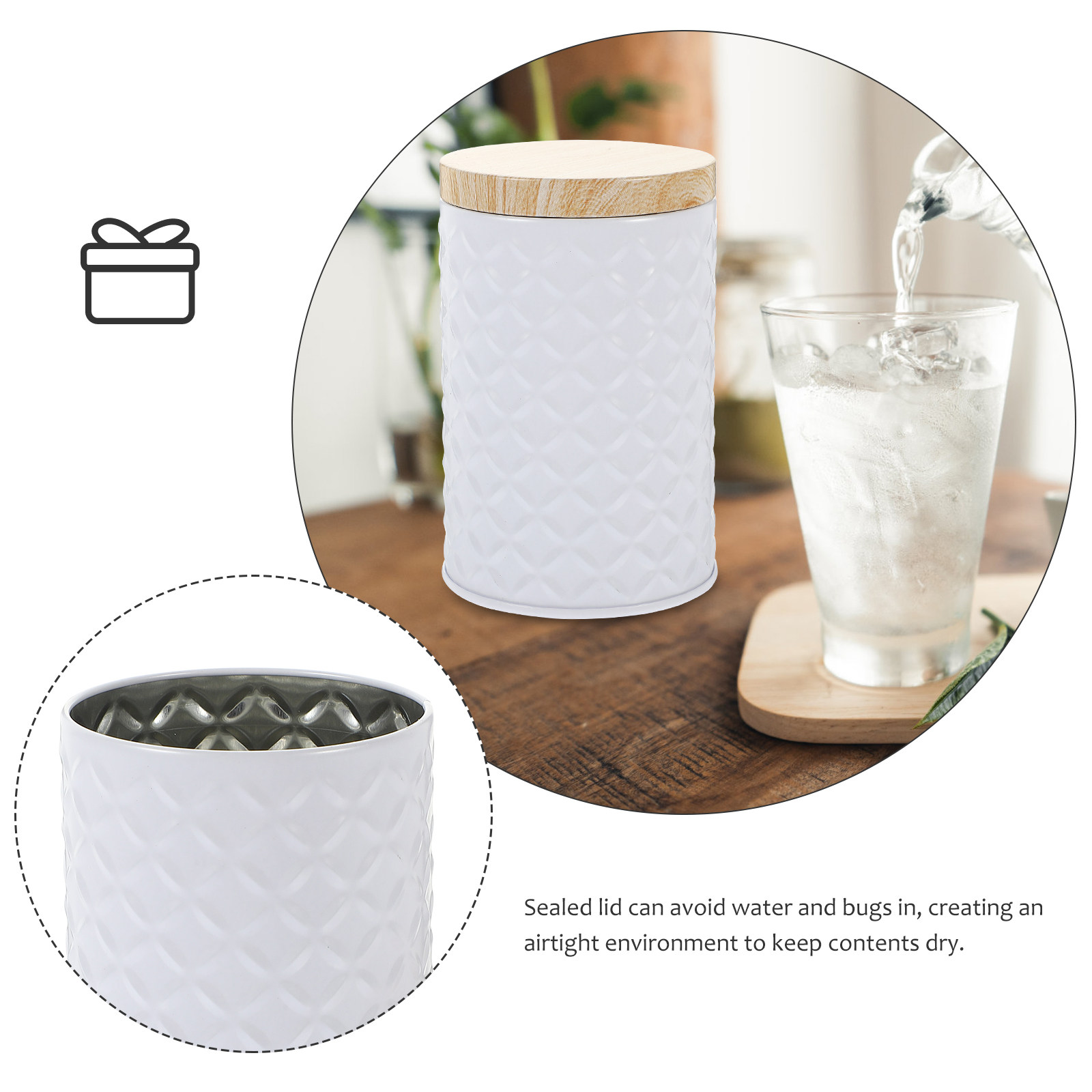 กระปุกเก็บอาหาร 2 ชิ้น ทำจากแผ - Food Storage Lid บทวิจารณ์และราคา