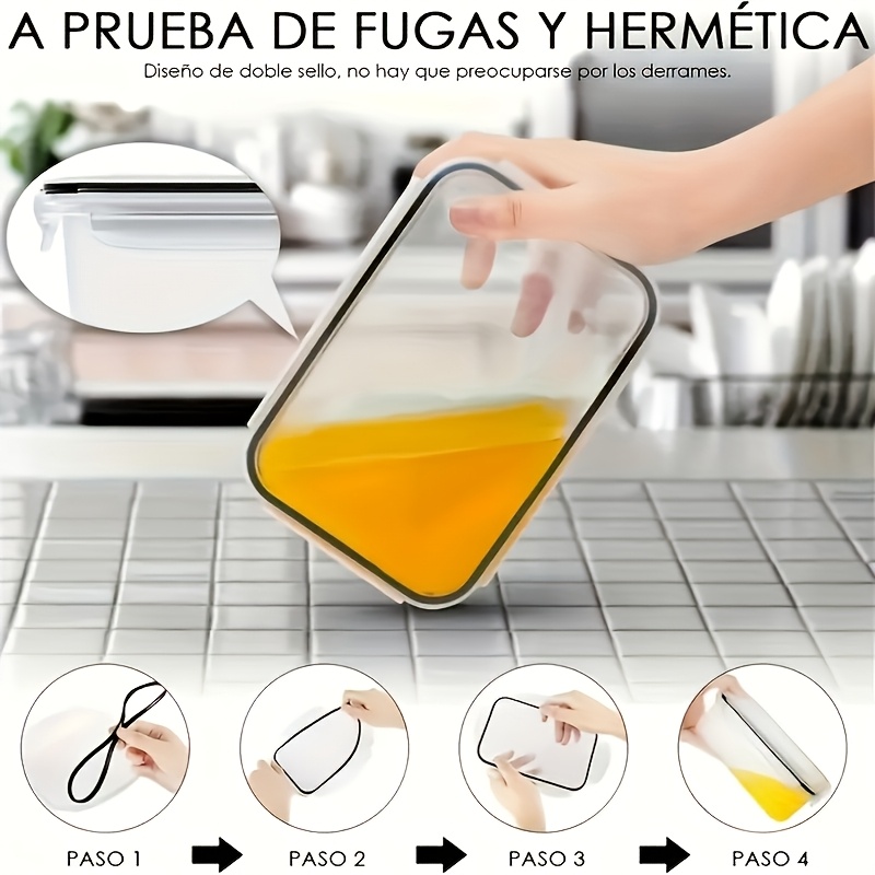 ชุด 8 ชิ้น ประกอบด้วย 4 กล่องแ - Food Storage Containers Set บทวิจารณ์และราคา