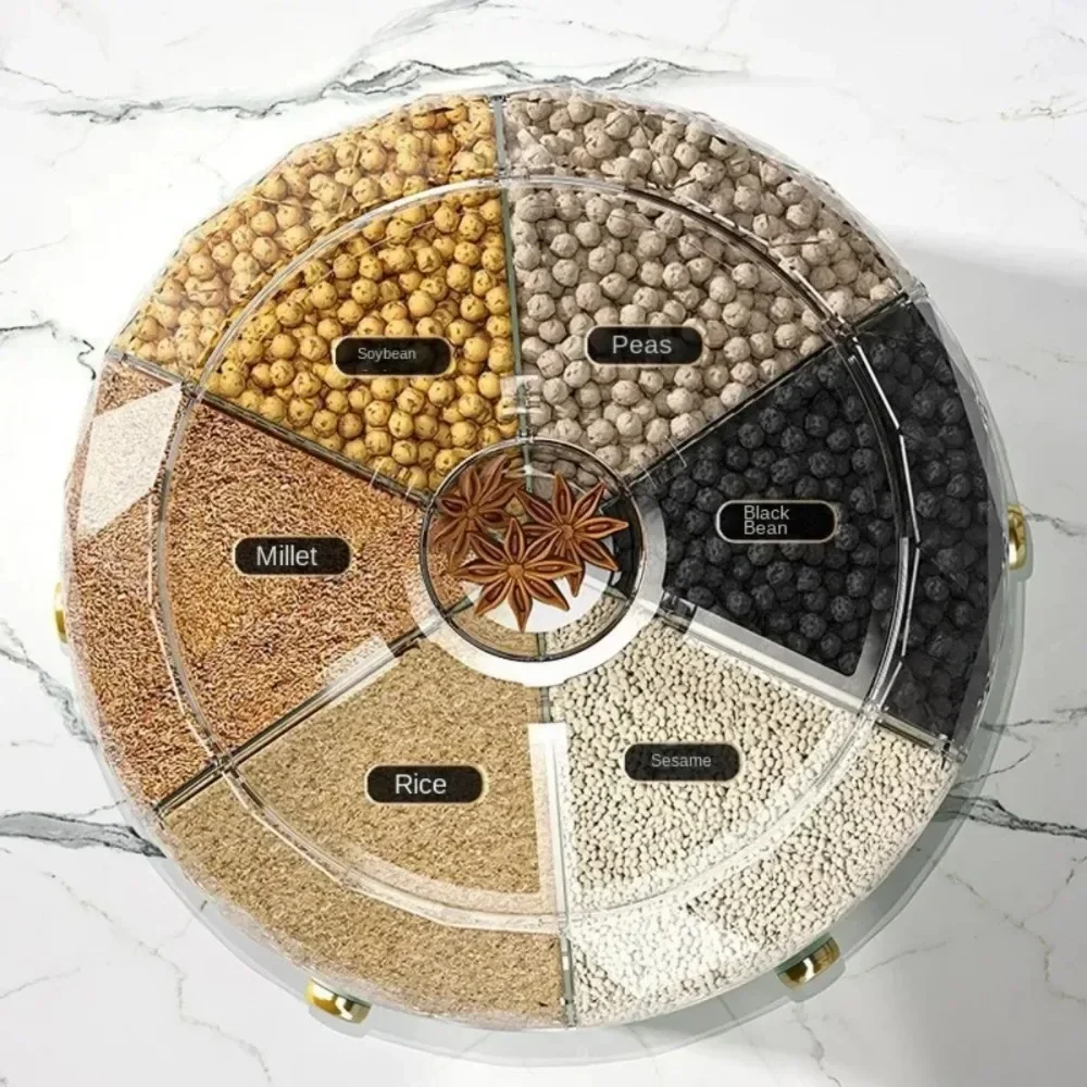 ตู้จ่ายธัญพืชแบบหมุนได้ เกรดอา - Food Storage No Plastic บทวิจารณ์และราคา