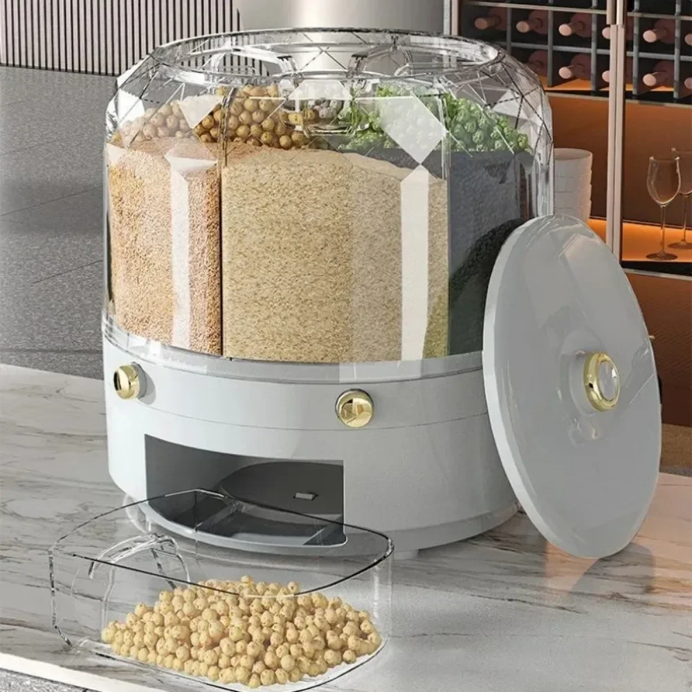 ตู้จ่ายธัญพืชแบบหมุนได้ เกรดอา - Food Storage No Plastic บทวิจารณ์และราคา