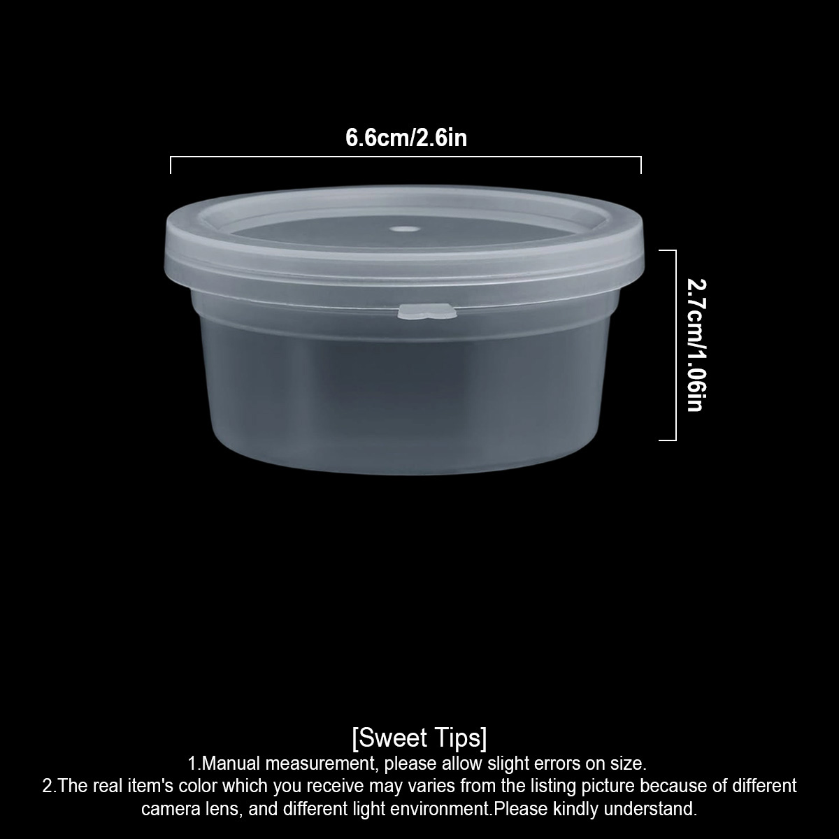 10/20/40 แพ็ค ภาชนะใส่สไลม์ขนา - Food Storage Boxes With Lids บทวิจารณ์และราคา