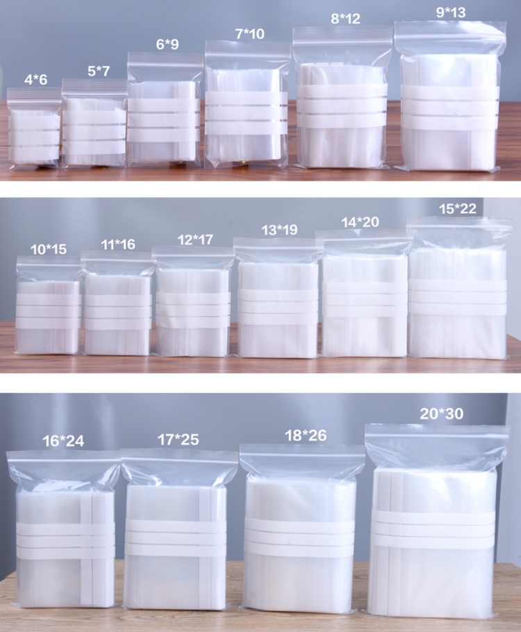 ถุงซิปล็อคใสพลาสติก PE 200 ชิ้ - Food Storage No Plastic บทวิจารณ์และราคา