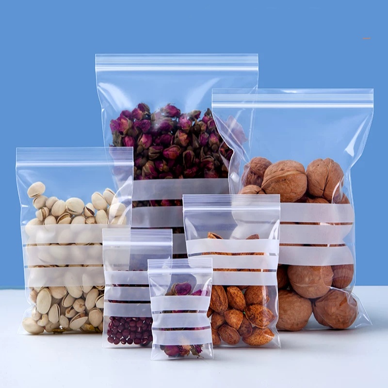 ถุงซิปล็อคใสพลาสติก PE 200 ชิ้ - Food Storage No Plastic บทวิจารณ์และราคา