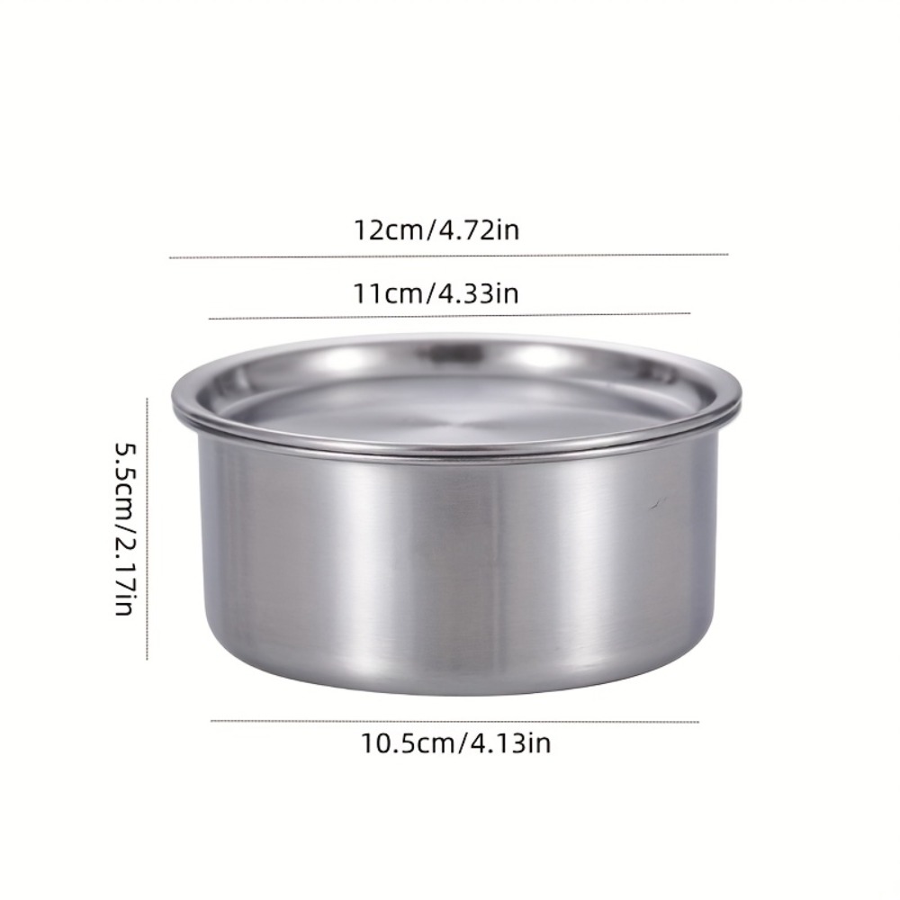 ถ้วยสแตนเลส 304 พร้อมฝาปิด สำห - Food Storage Boxes With Lids บทวิจารณ์และราคา