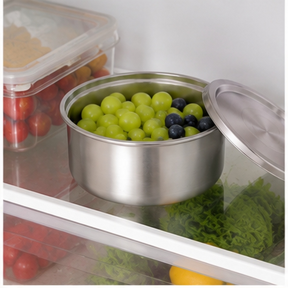 ถ้วยสแตนเลส 304 พร้อมฝาปิด สำห - Food Storage Boxes With Lids บทวิจารณ์และราคา