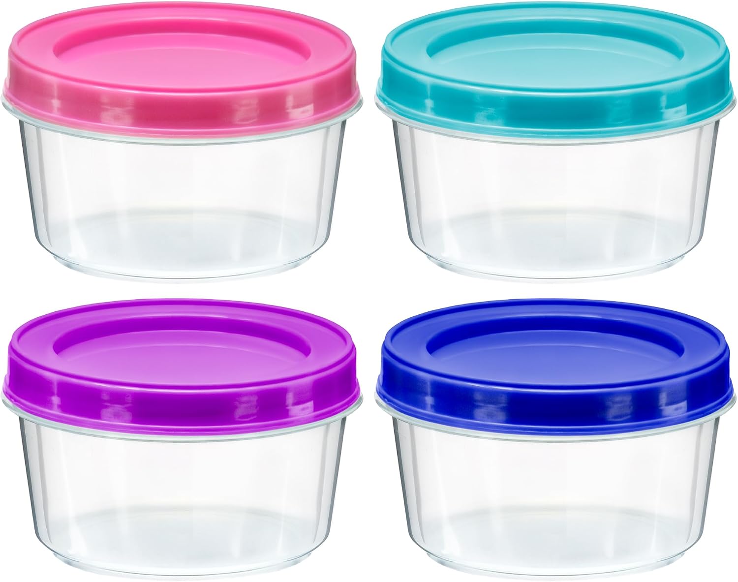 ชุด 4 ชิ้น - กล่องเก็บอาหารพลา - Food Storage Jars With Wooden Lids บทวิจารณ์และราคา