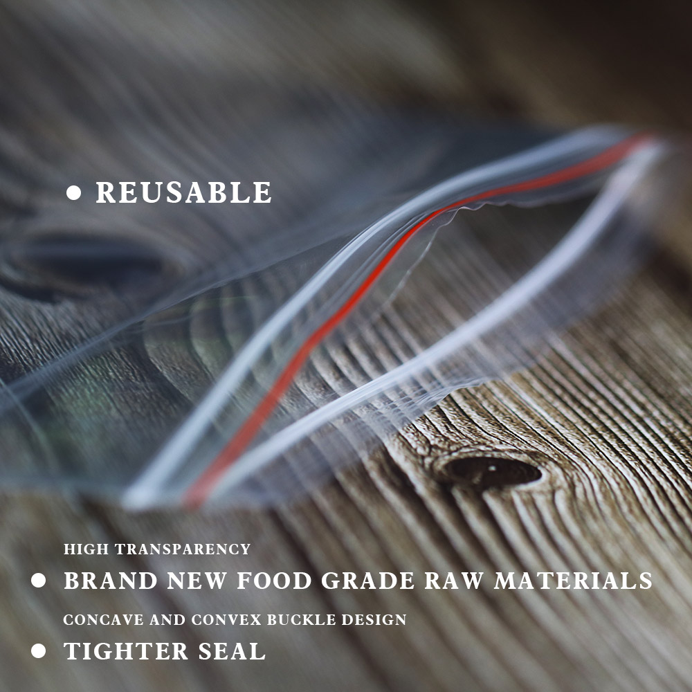 100 ชิ้น/แพ็ค Resealable ซิปล็ - Food Storage No Plastic บทวิจารณ์และราคา