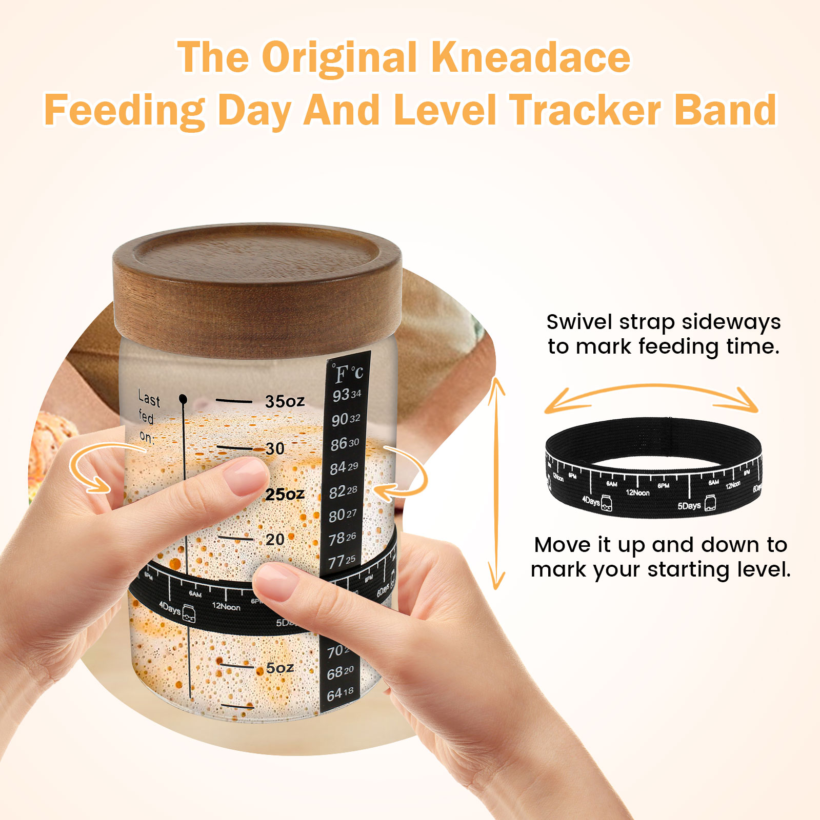 Sourdough ชุดโถสำหรับเริ่มใช้ง - Food Storage Tank บทวิจารณ์และราคา