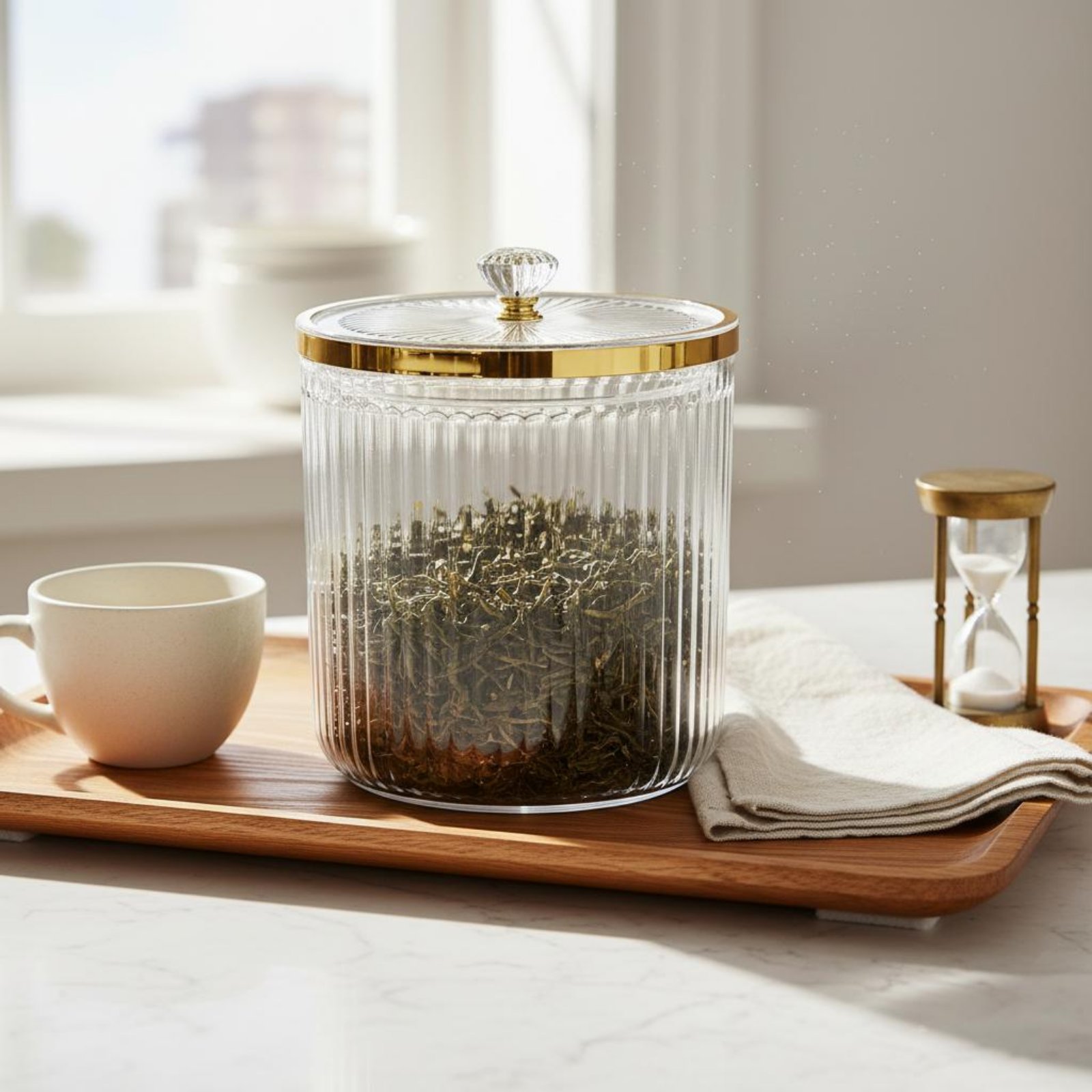 ภาชนะเก็บอาหารแห้ง ดีไซน์ปากกว - Food Storage Jars Airtight บทวิจารณ์และราคา