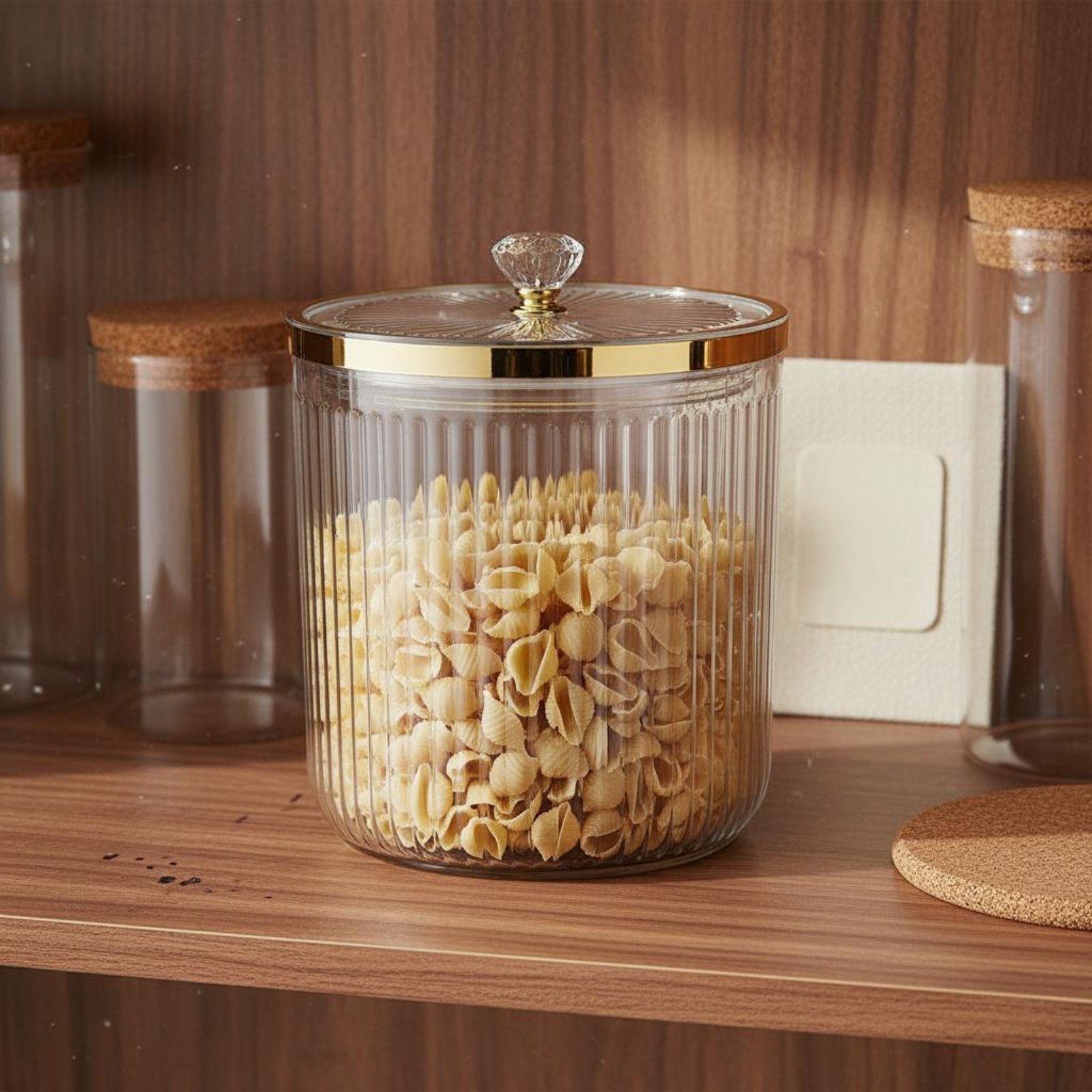 ภาชนะเก็บอาหารแห้ง ดีไซน์ปากกว - Food Storage Jars Airtight บทวิจารณ์และราคา