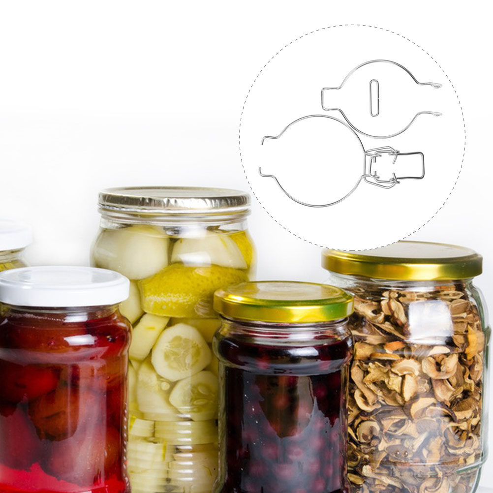 คลิปล็อคฝาขวดแก้ว 12 ชิ้น ทำจา - Food Storage Jars Airtight บทวิจารณ์และราคา