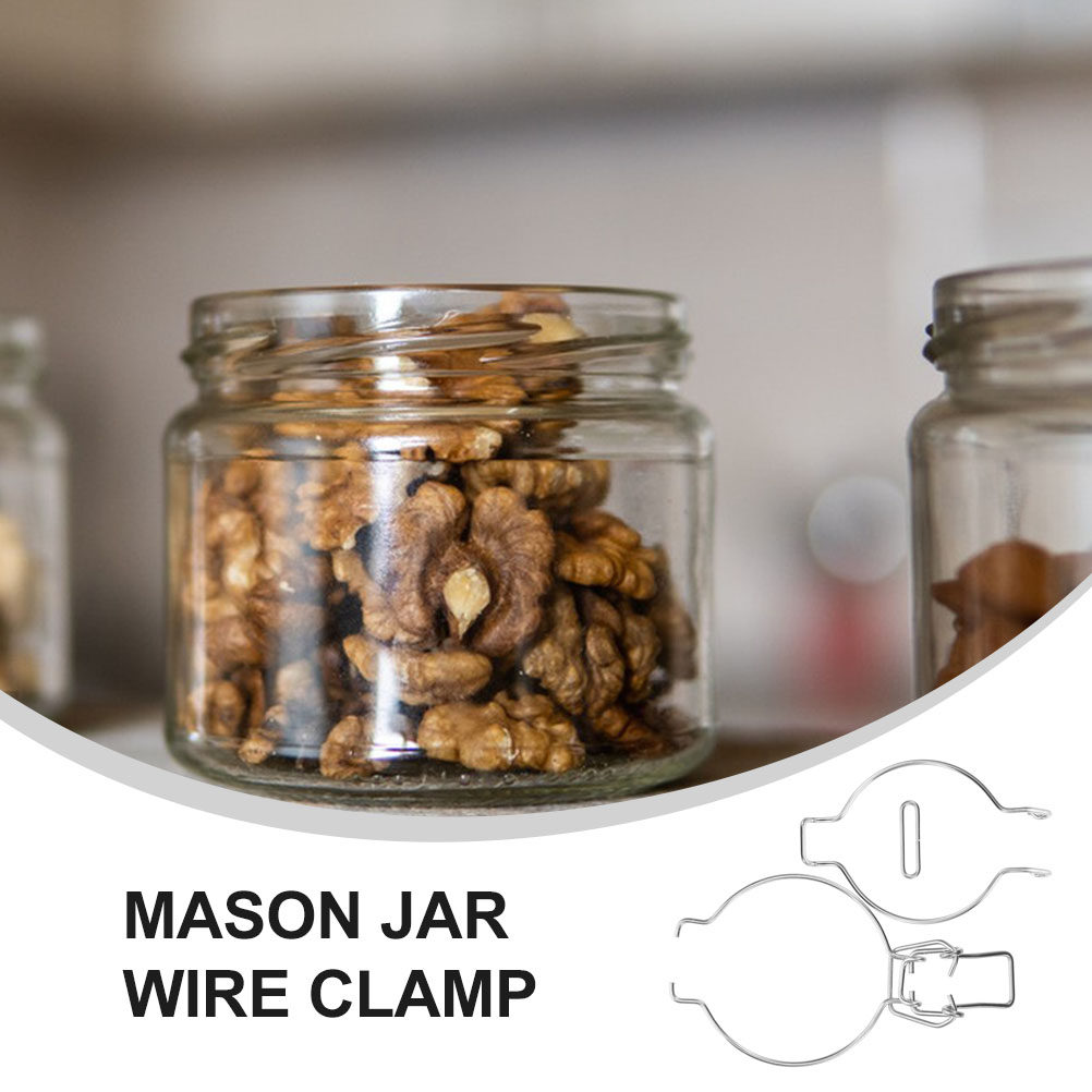 คลิปล็อคฝาขวดแก้ว 12 ชิ้น ทำจา - Food Storage Jars Airtight บทวิจารณ์และราคา