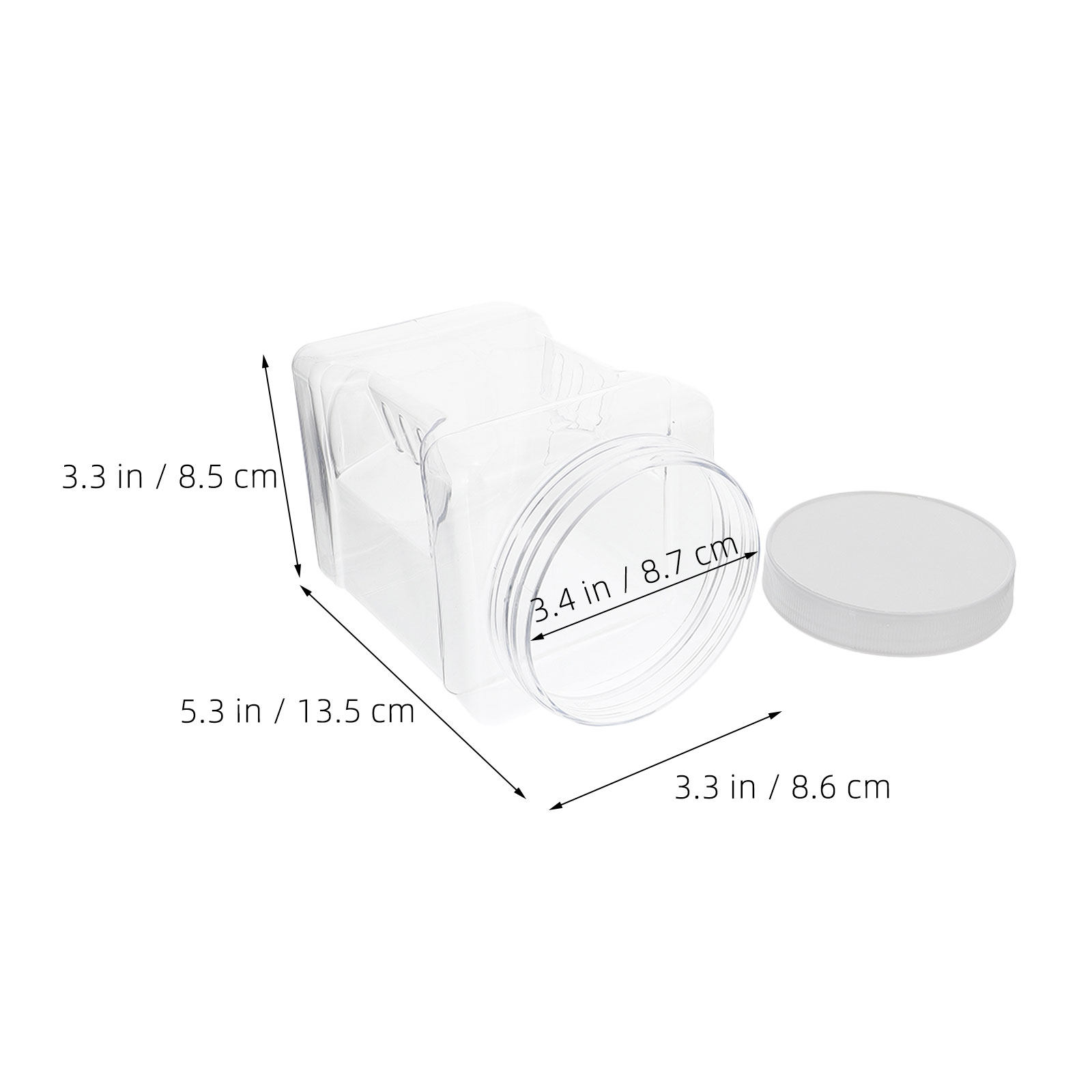 ขวดเก็บอาหารสุญญากาศทรงสี่เหลี - Food Storage Jars Airtight บทวิจารณ์และราคา