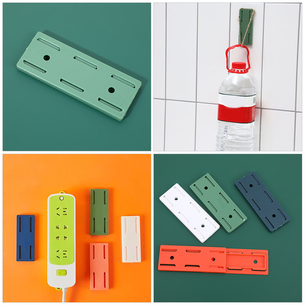 ที่ยึดปลั๊กไฟแบบมีกาว 4 ชิ้น ต - Food Storage Home บทวิจารณ์และราคา