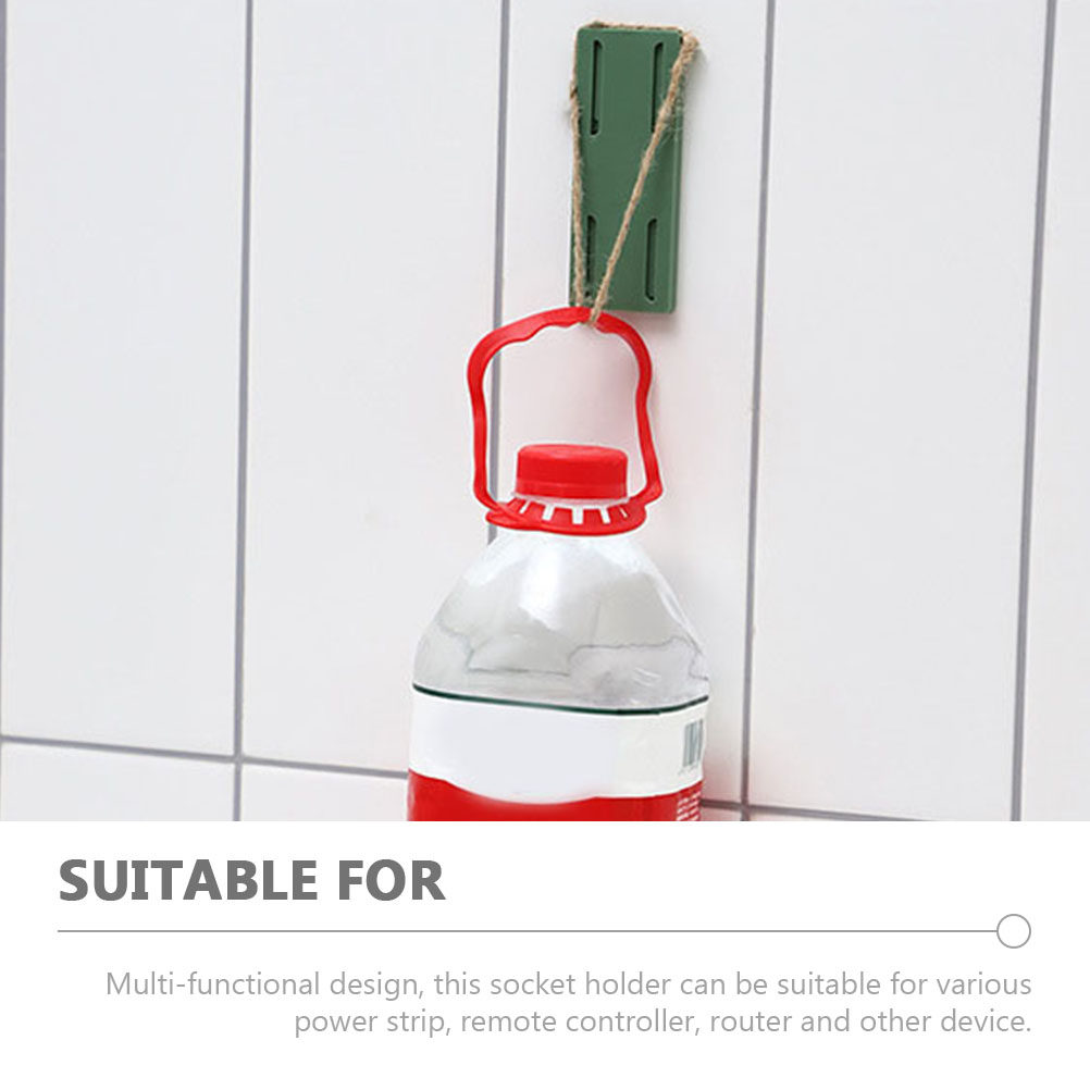 ที่ยึดปลั๊กไฟแบบมีกาว 4 ชิ้น ต - Food Storage Home บทวิจารณ์และราคา