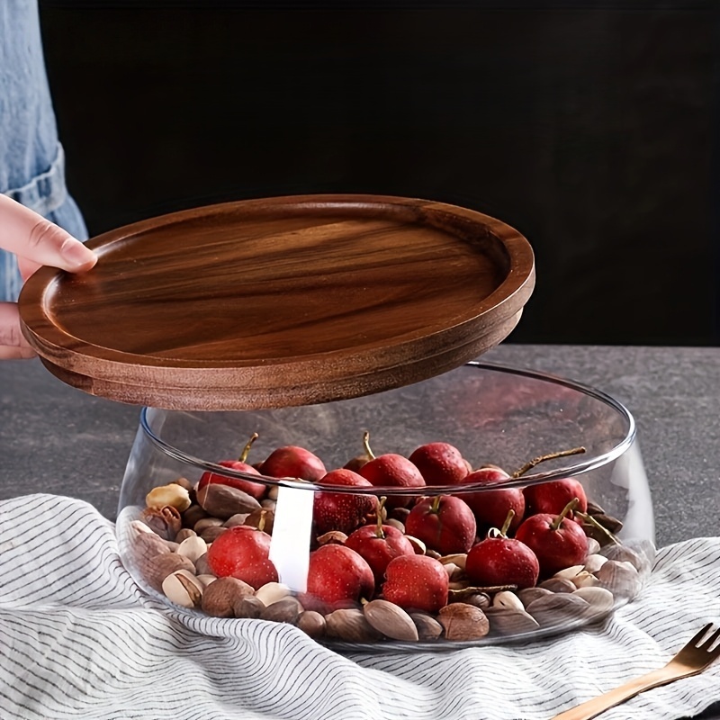 โหลแก้วพร้อมฝาไม้ – ภาชนะปิดผน - Food Storage Jars With Wooden Lids บทวิจารณ์และราคา