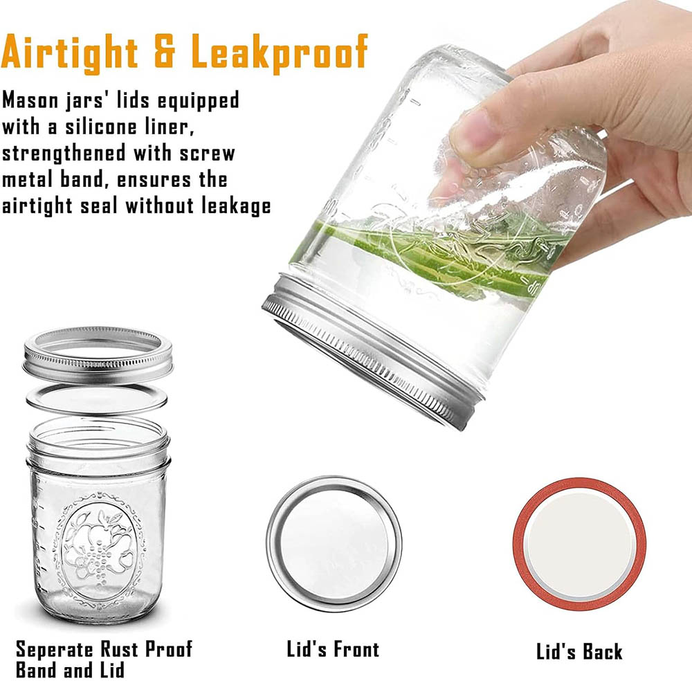 ขวดโหลปากกว้างขนาด 16 ออนซ์ พร - Food Storage Lid บทวิจารณ์และราคา