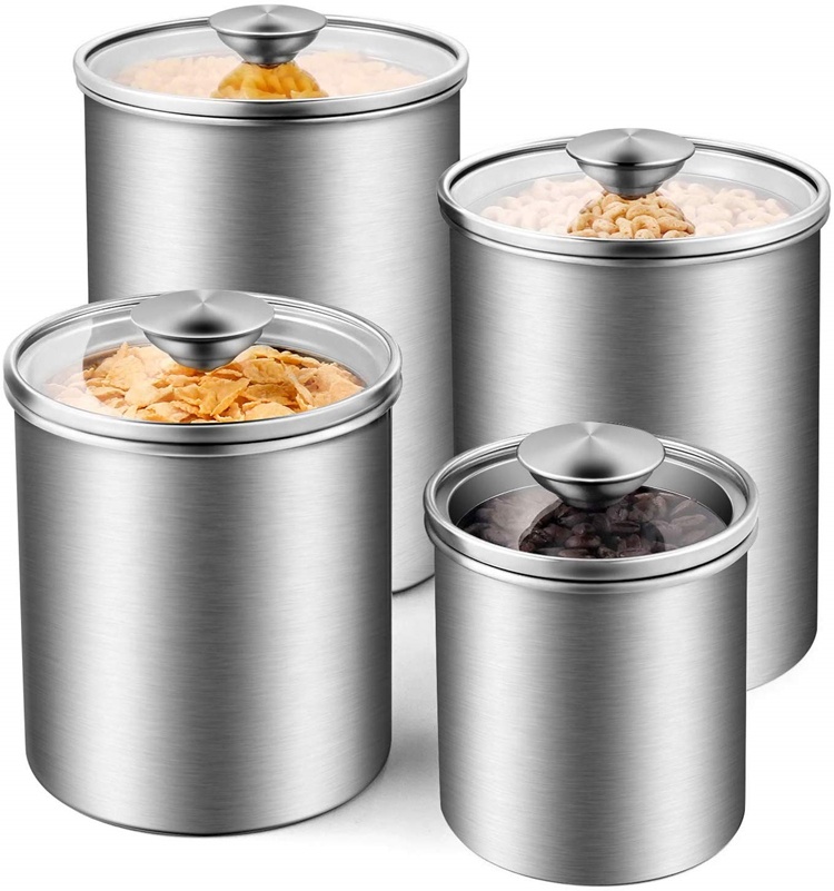 ชุดกระป๋องเก็บอาหารสแตนเลสสำหร - Food Storage Containers Set บทวิจารณ์และราคา