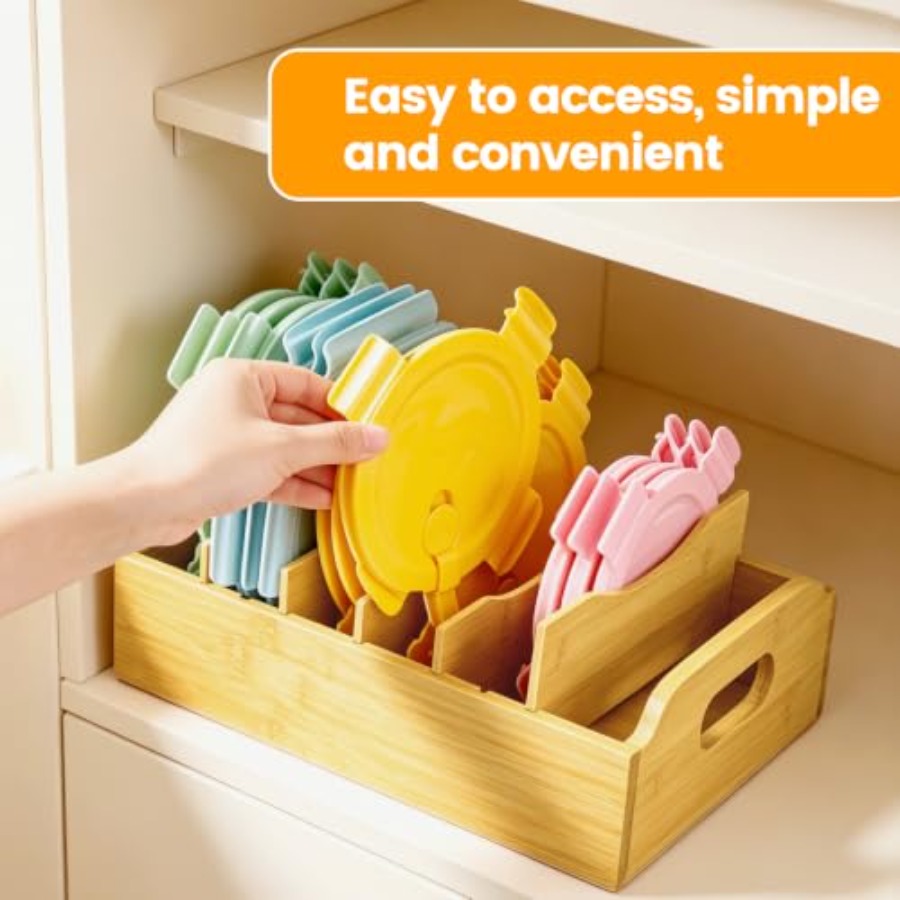 ชุด 2 ชิ้น ที่เก็บฝาภาชนะอาหาร - Food Storage Lid บทวิจารณ์และราคา
