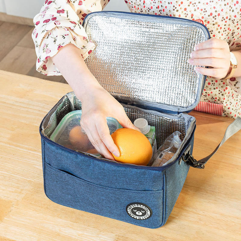 ถุงอาหารกลางวันแบบมีฉนวนทรงสี่ - Food Storage To Keep Warm บทวิจารณ์และราคา