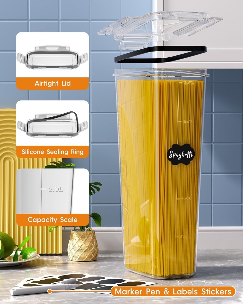 กล่องเก็บอาหารสุญญากาศ 24 ชิ้น - Food Storage Lid บทวิจารณ์และราคา
